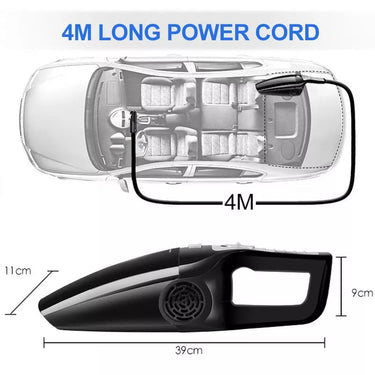 Aspiradora manual 12v 120w